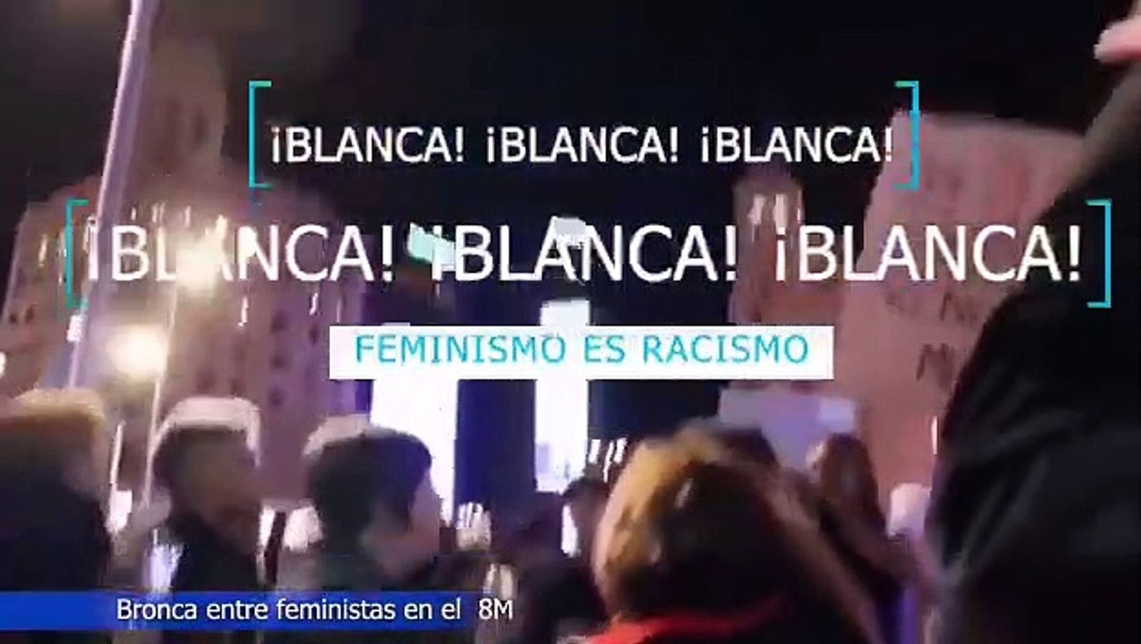 Bronca entre feministas en una de las concentraciones del 8M: "Este es el bloque radicalizado, ¿Eres radicalizada? No, pues fuera de aquí"