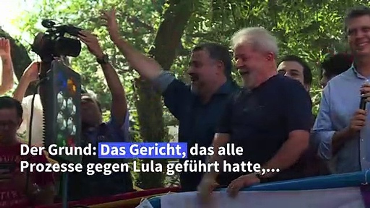 Urteile gegen Brasiliens Ex-Präsident Lula aufgehoben