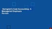 Horngren's Cost Accounting: A Managerial Emphasis  Review