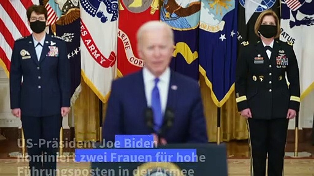 Biden beruft zwei Frauen auf hohe Posten in der Armee