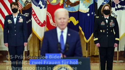 Biden beruft zwei Frauen auf hohe Posten in der Armee