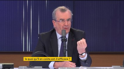 "La croissance sera au moins égale à 5% en 2021", assure le gouverneur de la Banque de France, un "rebond historique"