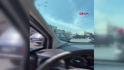AYDIN Trafikte ters yönde 100 metre gitti