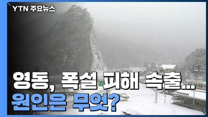 "최고 1m 폭설"...영동에 눈 폭탄 쏟아진 2가지 원인은? / YTN