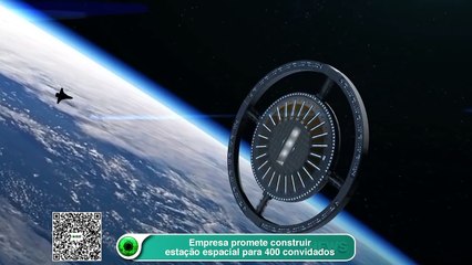 Empresa promete construir estação espacial para 400 convidados