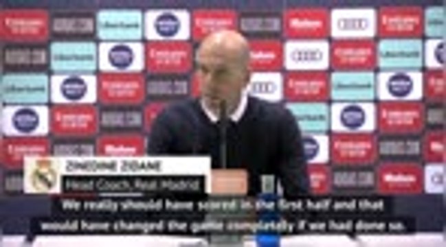 'We deserved more', says Zidane after Sociedad draw