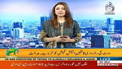 Aaj Pakistan with Sidra Iqbal | 2nd March  2021 |Senate Election |  Aaj News | Part 1