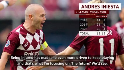 Iniesta keen to continue playing at 36