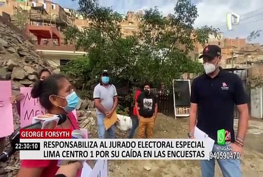 Forsyth habla sobre caída en sondeos: “Estamos en una evaluación interna”