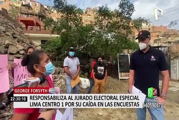 Forsyth habla sobre caída en sondeos: “Estamos en una evaluación interna”