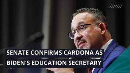Senate confirms Cardona as Biden's education secretary, and other top stories in politics from March 02, 2021.