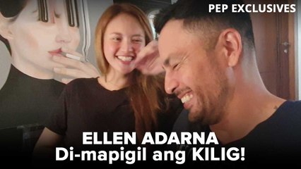 Ellen Adarna di-mapigil ang kilig habang nagkukuwento si Derek Ramsay kung paano sila nagkakilala