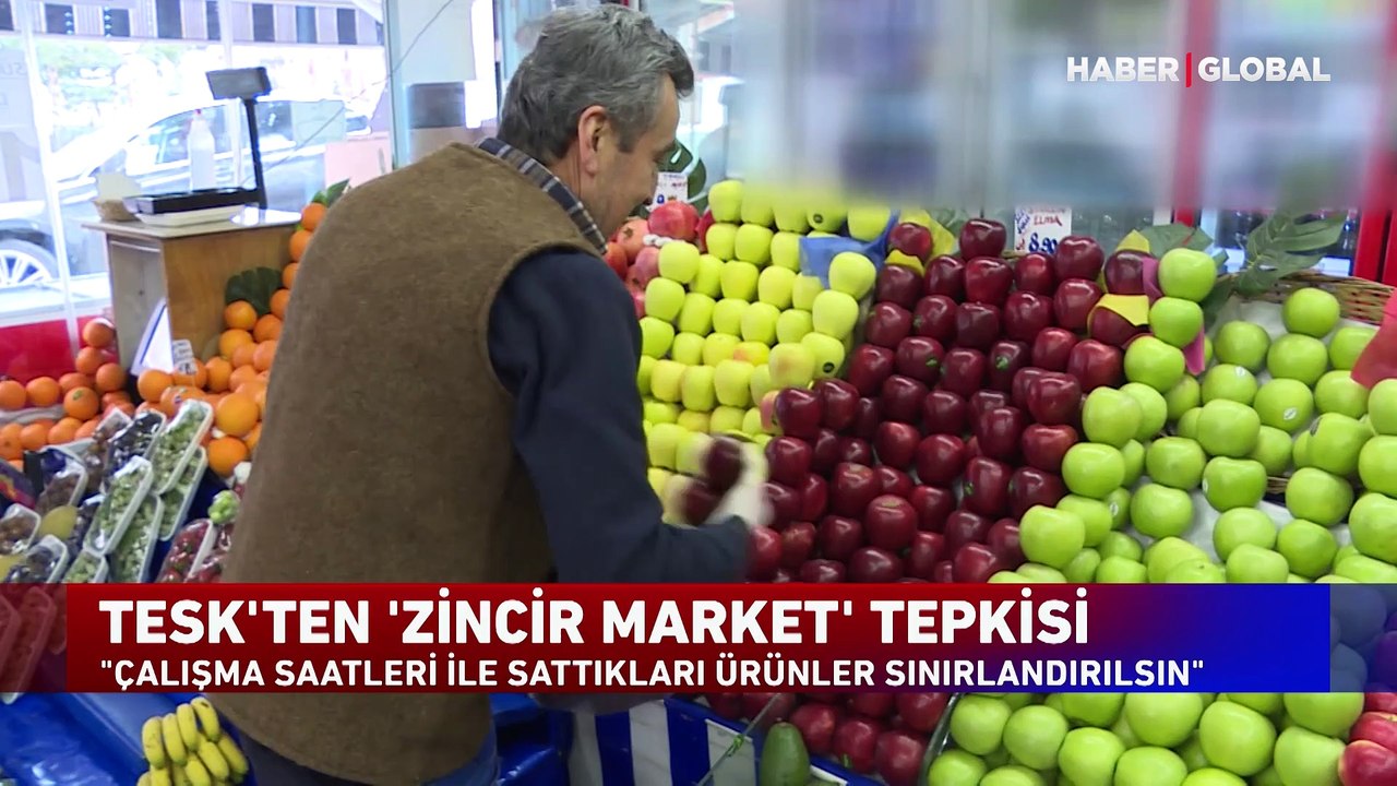 "Zincir marketlerde balık, sigara ve unlu mamüller satılmasın"