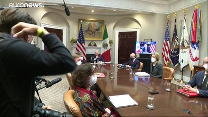 Biden y AMLO muestran su voluntad de avanzar "en pie de igualdad"