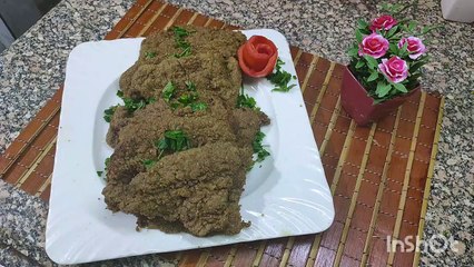 معلقه واحده هي سر الكبده بالرده من قلب المطعم وسر لونها وتحدي