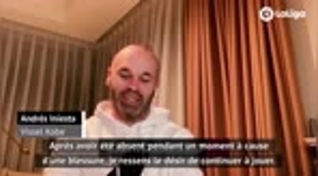 Vissel Kobe - À 36 ans, Iniesta veut continuer à jouer