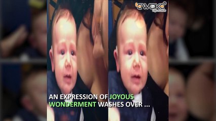 Tears turn to joy as 7-week-old deaf baby hears sounds for the first time
