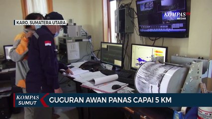 Luncuran Awan Panas Gunung Sinabung Mencapai 5 Km