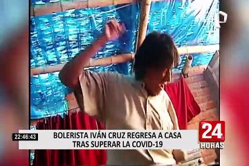 El ídolo del bolero, Iván Cruz retornó a su casa tras estar en UCI por COVID-19