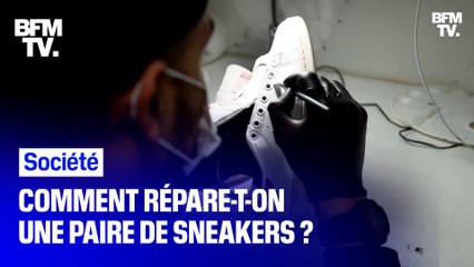 Comment répare-t-on une paire de sneakers ?