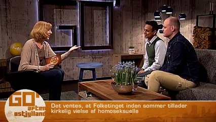 Homobryllup i kirken | Peter Borg og Peter Rothgardt | Aarhus | Go' Aften Østjylland | April 2012 | TV2 ØSTJYLLAND - TV2 Danmark