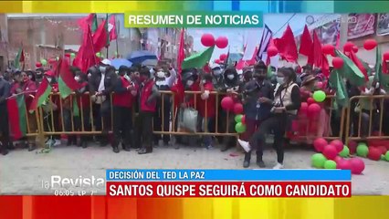 Resumen de Noticias: Estos son los principales temas que habrá hoy en Le Revista de La Paz