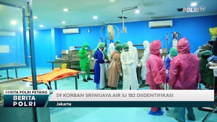 Proses Identifikasi Korban Sriwijaya Air SJ 182 Dihentikan