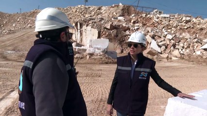 İZMİR - Mermer ocağının kadın patronu 'maden işi erkek işi' algısını yıkıp firmasını büyüttü