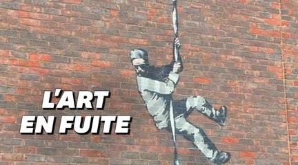 En Angleterre, Banksy s'évade de prison dans ce qui semble être sa dernière œuvre