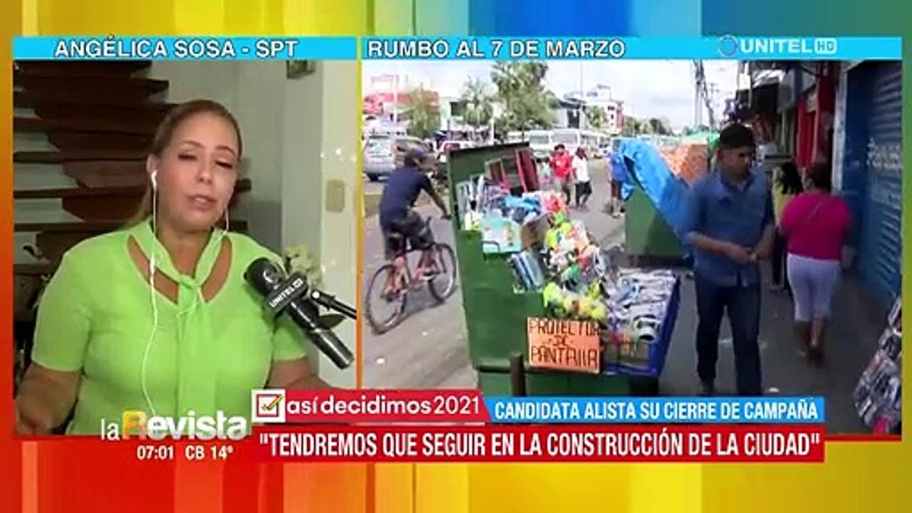 Angélica Sosa, candidata a la Alcaldía cruceña, habla de nuevos desafíos en la comuna
