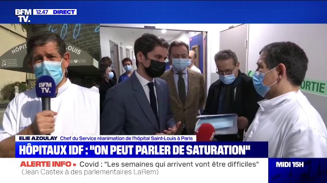 Elie Azoulay, chef du service réanimation à l'hôpital Saint-Louis (Paris): Les systèmes sont saturés de toute part