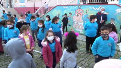 Aydın’da öğrencilerin yüz yüze eğitim sevinci