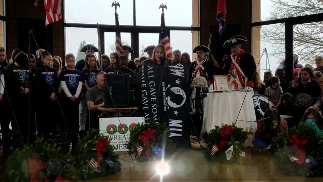 Wreaths Across America Invocation at Lyons View with Ann M. Wolf