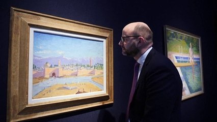Elkelt Churchill második világháborús festménye