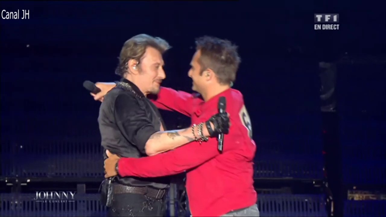 Johnny Hallyday et David Hallyday "Sang pour sang" Bercy 2013