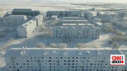 Soğuktan herkes göç etti, hayalet kente döndü
