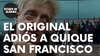 El original adiós a Quique San Francisco de sus allegados