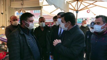 Burdur’ da yetkililer Salı Pazar'ında denetimleri inceledi