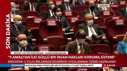 Скачать видео: Cumhurbaşkanı Erdoğan, İnsan Hakları Eylem Planı'nı Açıkladı! Yargıda Devrim Gibi Reform