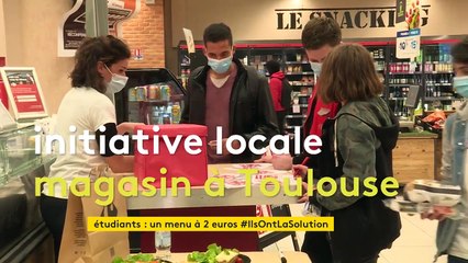 A Toulouse, un supermarché propose aux étudiants des menus complets à seulement deux euros