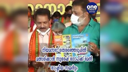 നിയമസഭാ തെരഞ്ഞെടുപ്പില്‍ മത്സരിക്കാന്‍ സുരേഷ് ഗോപിക്ക് മേല്‍ രാഷ്ട്രീയ സമ്മര്‍ദ്ദം