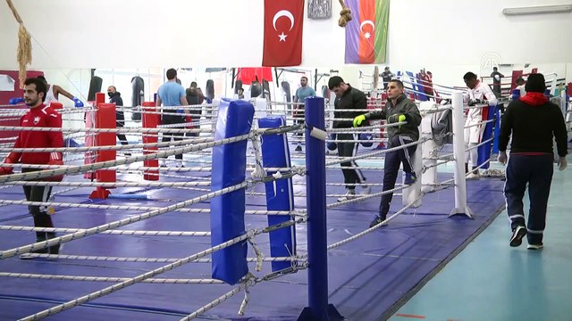 KASTAMONU - Azerbaycan Boks Milli Takımı'nın kampı başladı