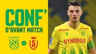 Replay : Andrei Girotto en conférence de presse avant FC Nantes - Stade de Reims