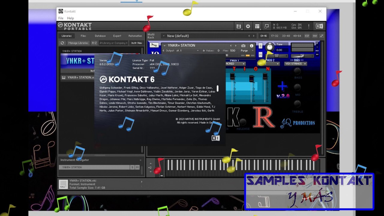 Kontakt 6.5.2 FULL PORTABLE (NUEVO MARZO 2021)Instalación y Agregar Librerías 100% RÁPIDO, FÁCIL Y PRÁCTICO By Los mejores tutoriales y más TUTORIAL #19