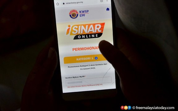 Pencarum KWSP boleh keluar simpanan melalui i-Sinar tanpa terikat dengan syarat mulai 8 Mac