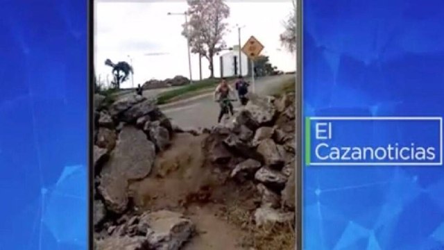 El Cazanoticias: terrible estado de un puente en Armenia, Quindió