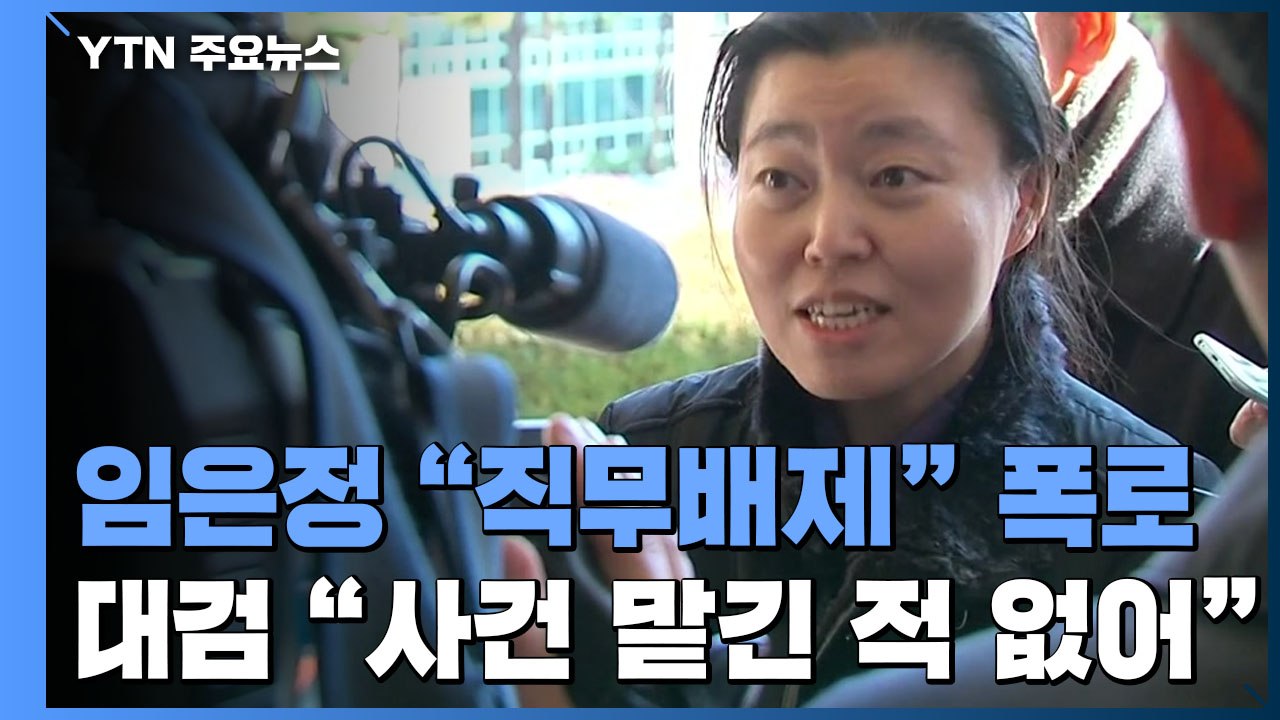 임은정 "윤석열 총장이 한명숙 사건 직무배제"...대검 "애초 맡긴 적 없다" / YTN