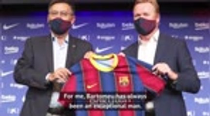 Bartomeu an 'exceptional man' - Koeman on arrest scandal