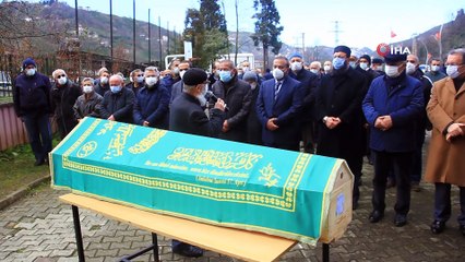 Rizeli hayırsever iş adamı Tahsin Usta babası ve oğlu adına yaptırdığı okulda son yolculuğuna uğurlandı