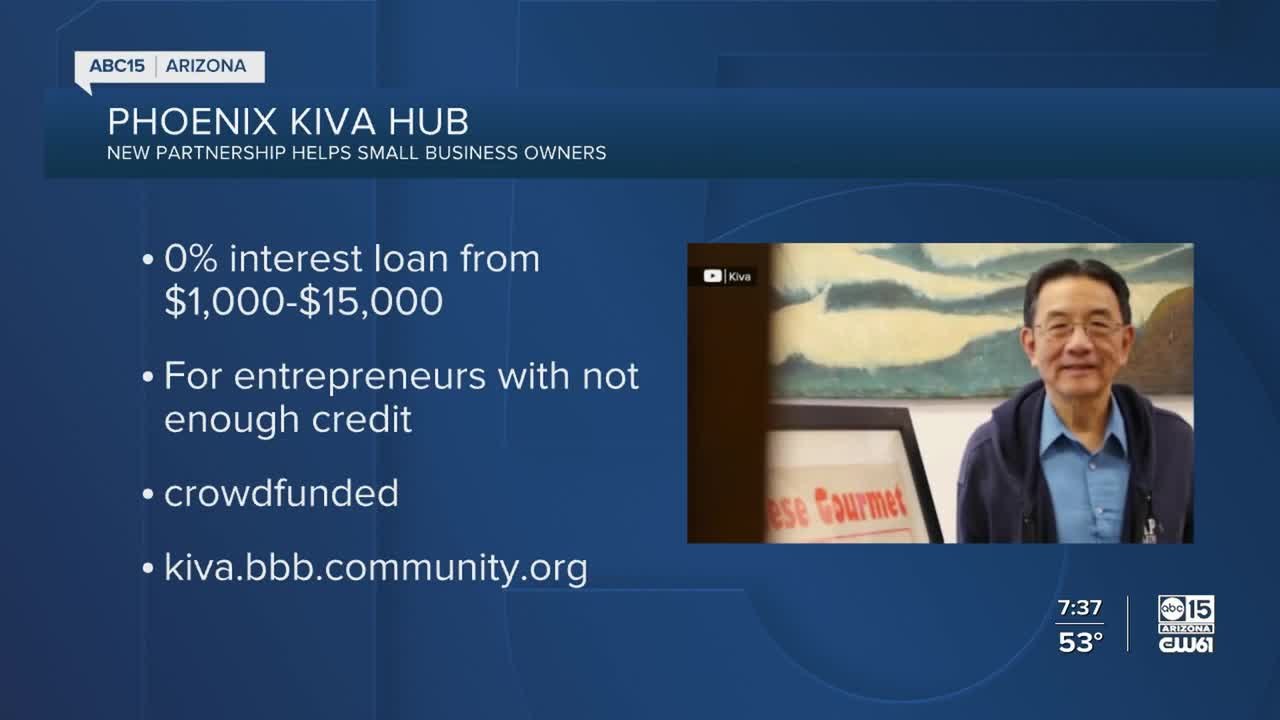 ‘Phoenix Kiva Hub’ to help small business owner...
